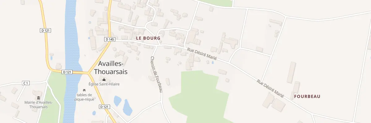 Plan du 12 Rue Désiré Marié à Availles-Thouarsais