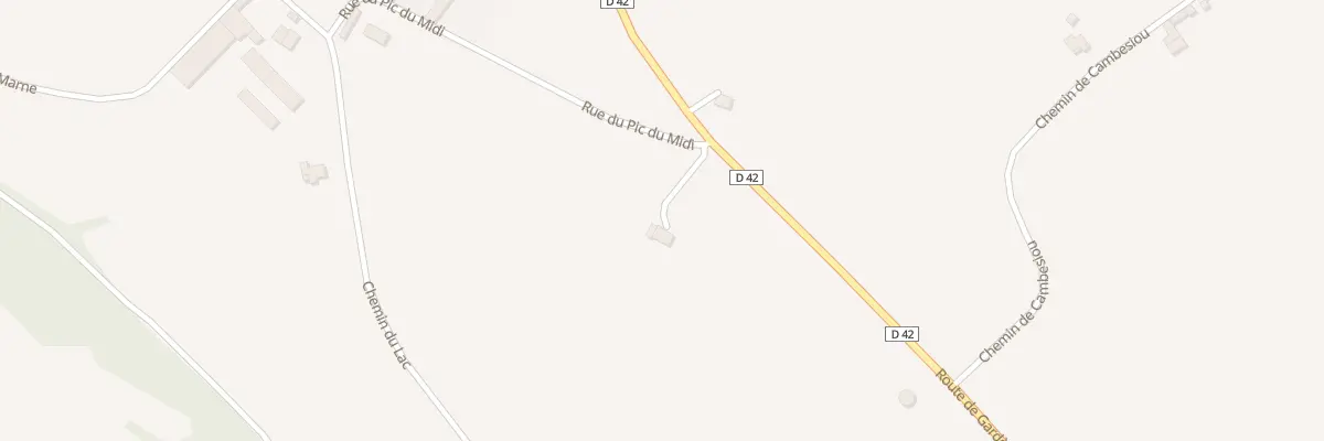 Plan du 620 Rue du Pic du Midi à Eslourenties-Daban