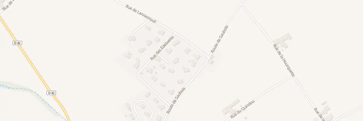 Plan du 1 Imp des Gentianes à Eslourenties-Daban