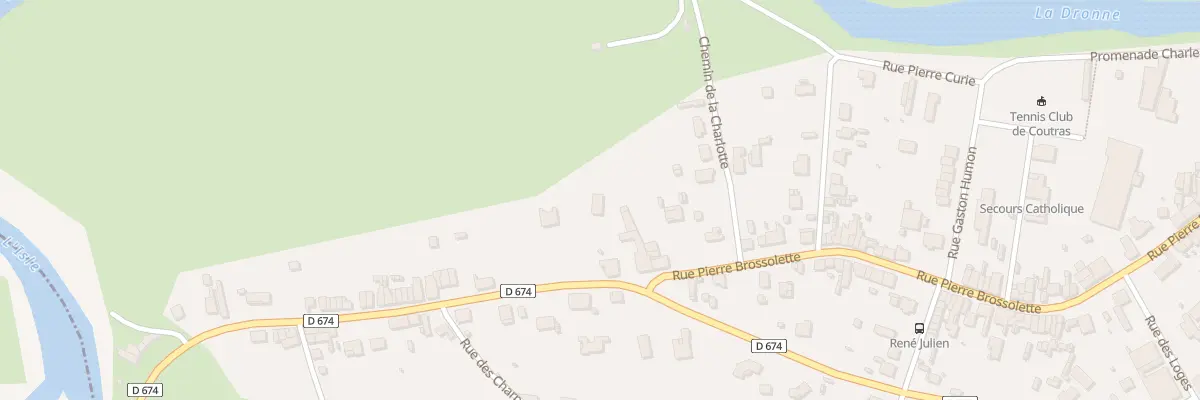 Plan du 59 Rue Pierre Brossolette à Coutras