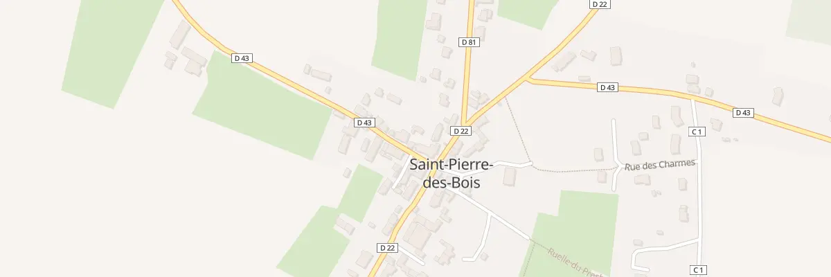 Plan du 2 Rue de l’Eglise à Saint-Pierre-des-Bois