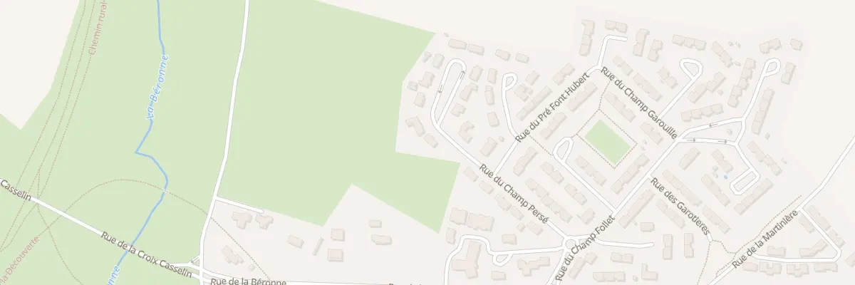 Plan du 6 Rue du Champ Perse à Melle