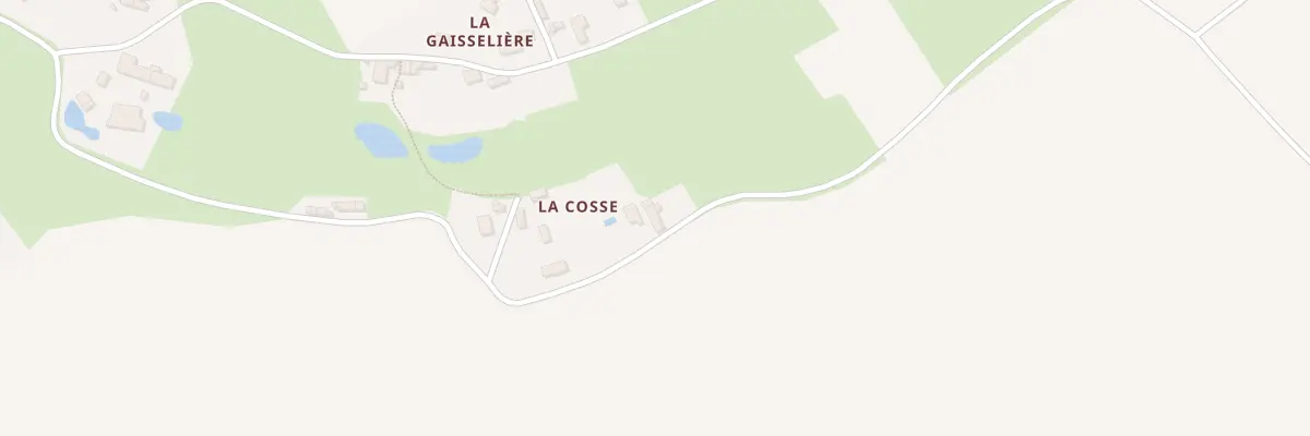 Plan du 2 La Cosse à Marcillé