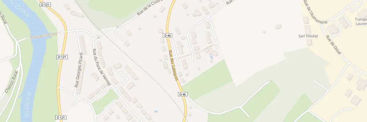 Plan du 72T Rue des Sablières à Airvault