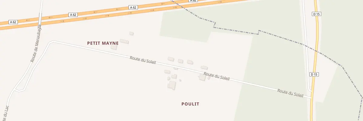 Plan du 2 Petit Mayne à Brannens