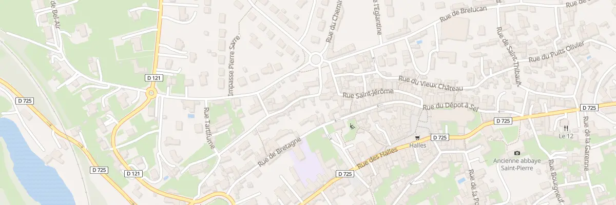 Plan du 12 Rue de la Chapelle St Jerome à Airvault
