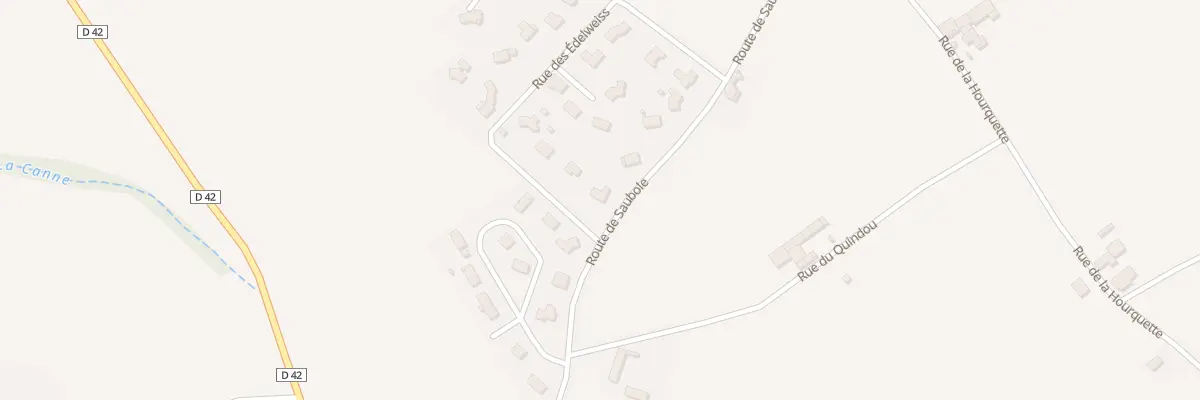 Plan du 2 Rue des Edelweiss à Eslourenties-Daban