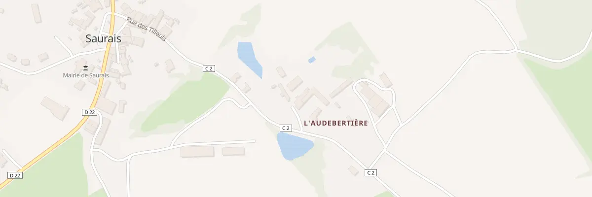 Plan du 1 Imp de l’Audebertiere à Saurais