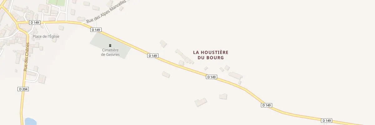 Plan du 9 La Houstiere du Bourg à Gesvres