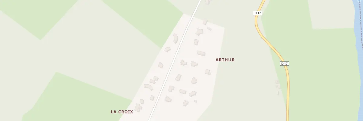 Plan du 1 Arthur à Lagorce