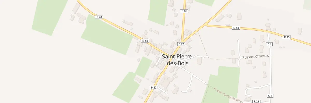 Plan du 7 Rue de l’Eglise à Saint-Pierre-des-Bois