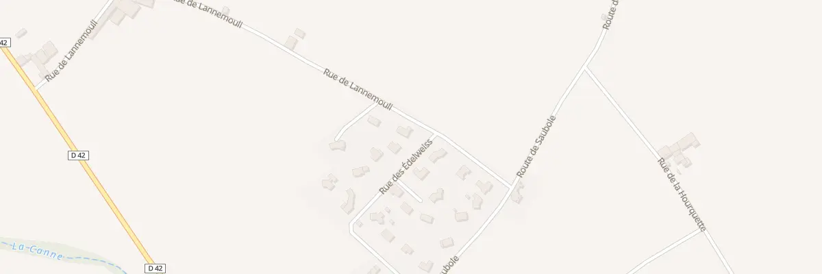 Plan du 11 Rue des Edelweiss à Eslourenties-Daban
