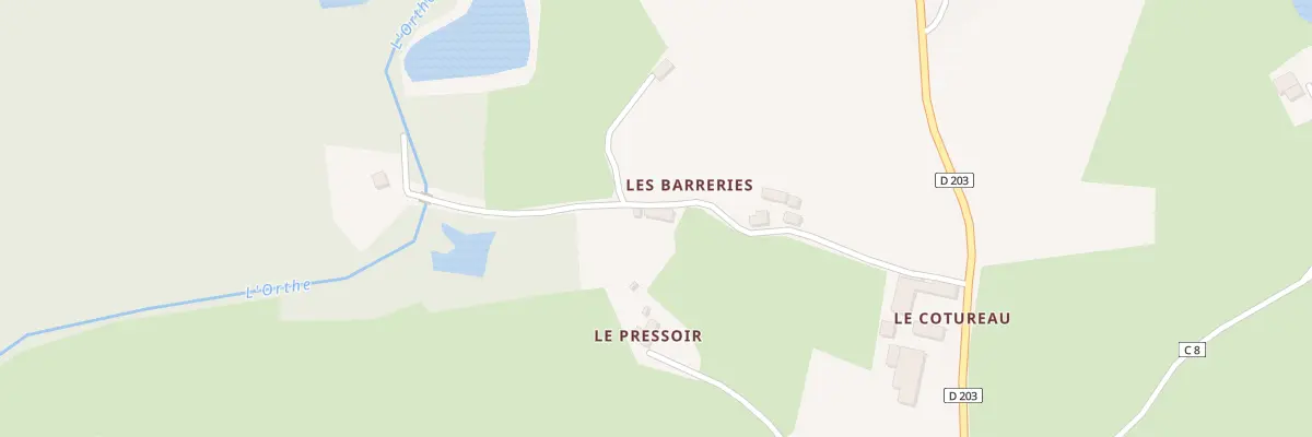 Plan du 5168 Les Barreries à Mont-Saint-Jean