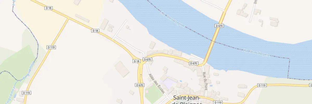 Plan du 5B Le Bourg à Saint-Jean-de-Blaignac