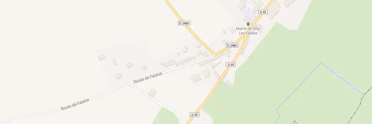 Plan du 12 Rte de Falaise à Villy-lez-Falaise