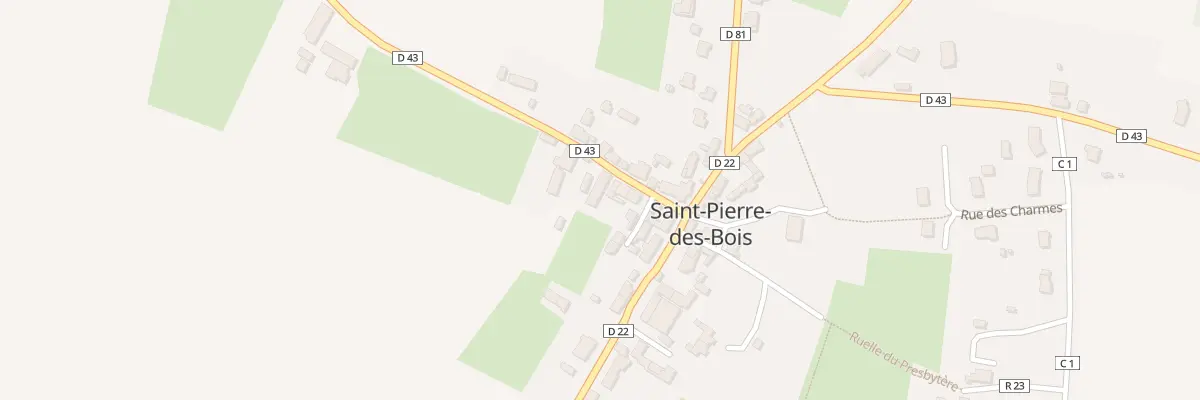 Plan du 9 Rue de l’Eglise à Saint-Pierre-des-Bois