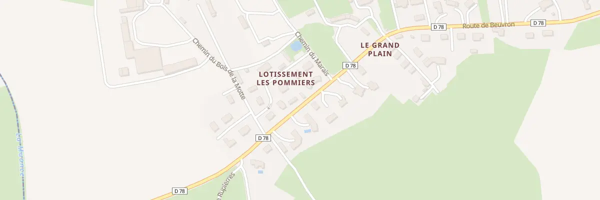 Plan du 24 Rte de Beuvron à Saint-Pierre-du-Jonquet