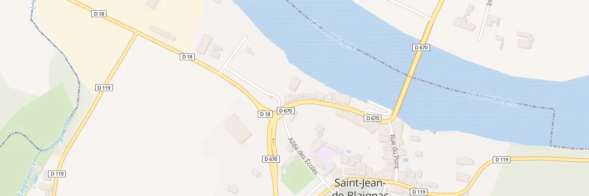 Plan du 5 Le Bourg à Saint-Jean-de-Blaignac