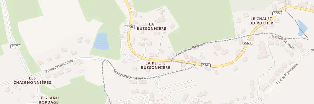 Plan du 39 La Bussonniere au Grez