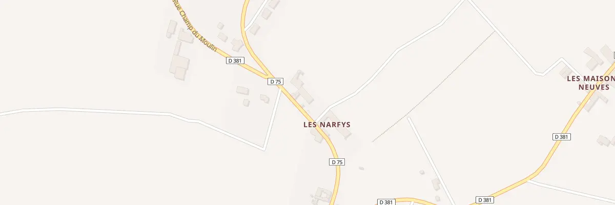 Plan du 6 Rue Beauregard à Mareuil