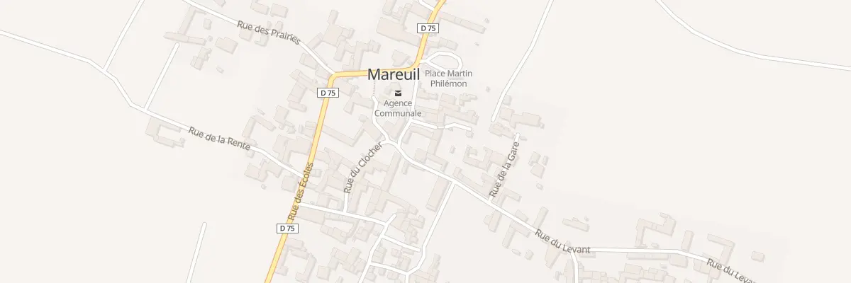 Plan du 5 Rue de l’Eglise à Mareuil