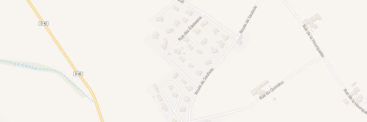 Plan du 6 Rue des Edelweiss à Eslourenties-Daban