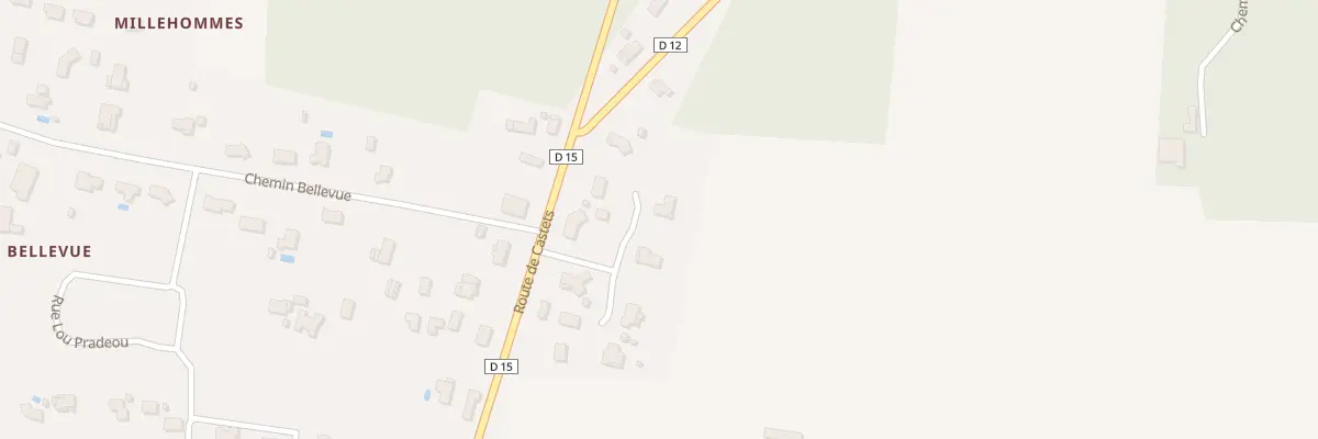 Plan du 5 Lot Communal Le Pin à Auros