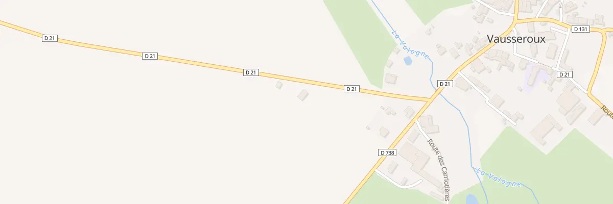 Plan du 1 Rte de Parthenay à Vausseroux
