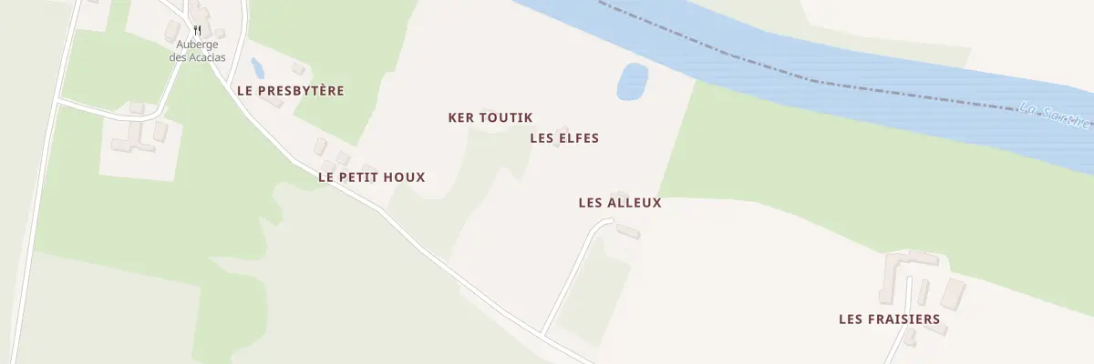 Plan du 5015 Les Fraisiers à Dureil