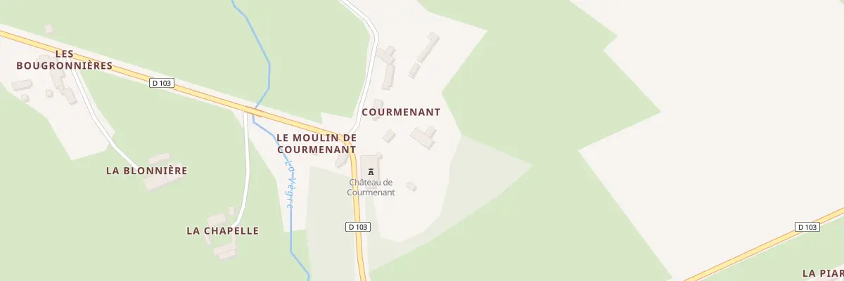 Plan du 5329 Courmenant à Rouez