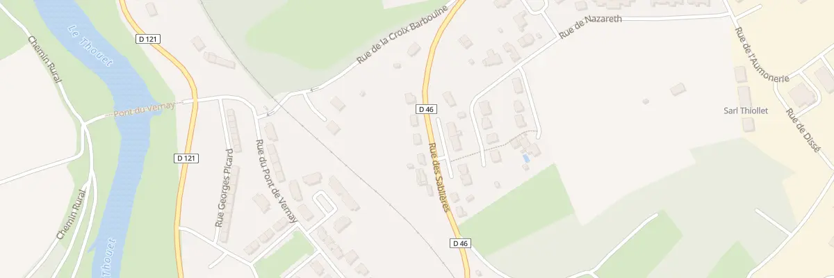 Plan du 53 Rue des Sablières à Airvault