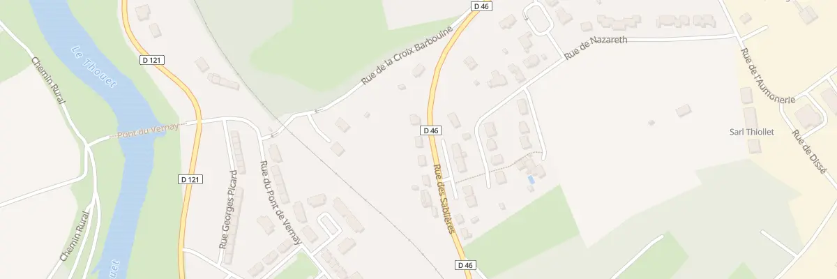 Plan du 55 Rue des Sablières à Airvault