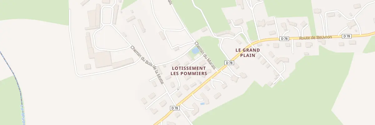 Plan du 1 Chemin du Marais à Saint-Pierre-du-Jonquet
