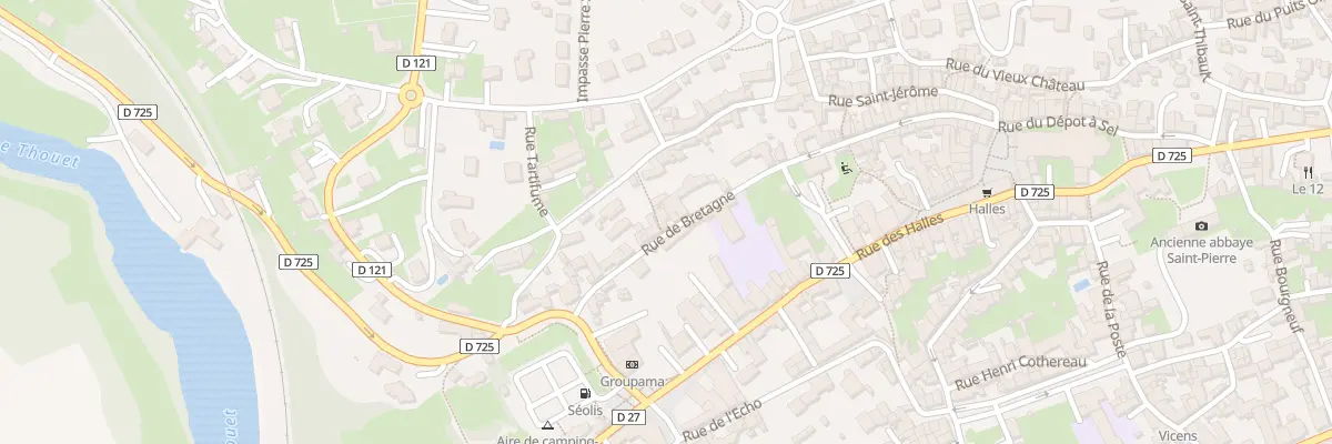 Plan du 15 Rue de Bretagne à Airvault