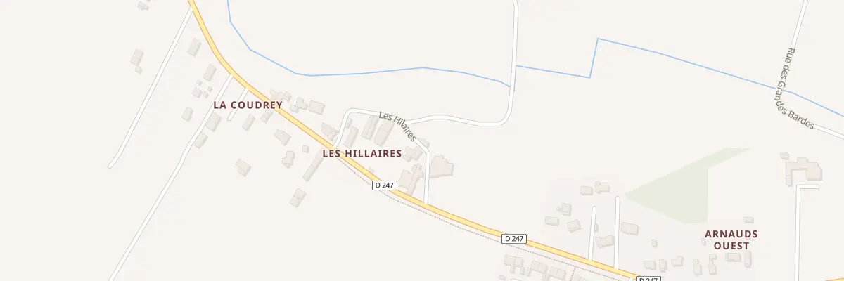 Plan du 38 Les Hillaires à Abzac