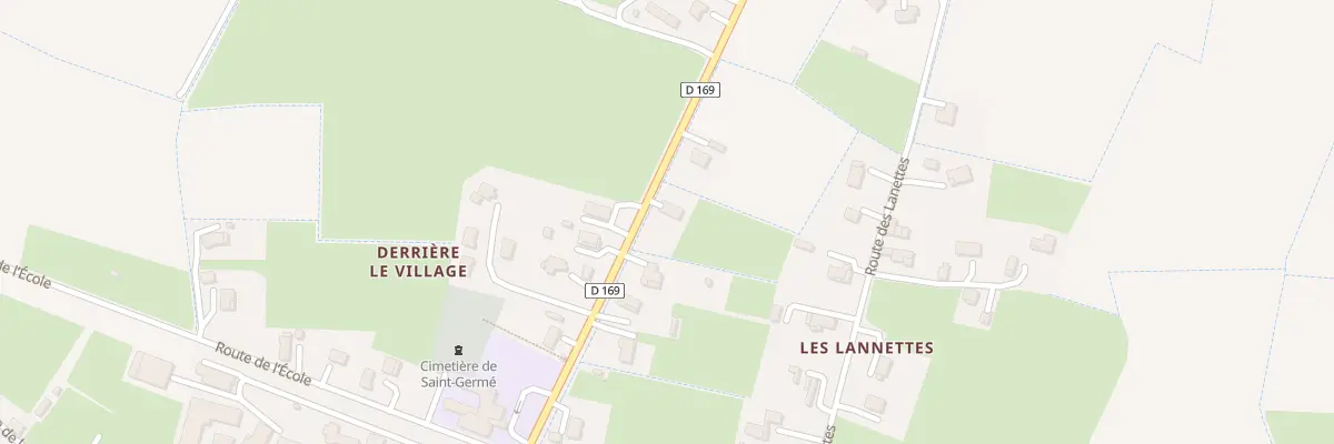 Plan du 364 Rte du Houga à Saint-Germé