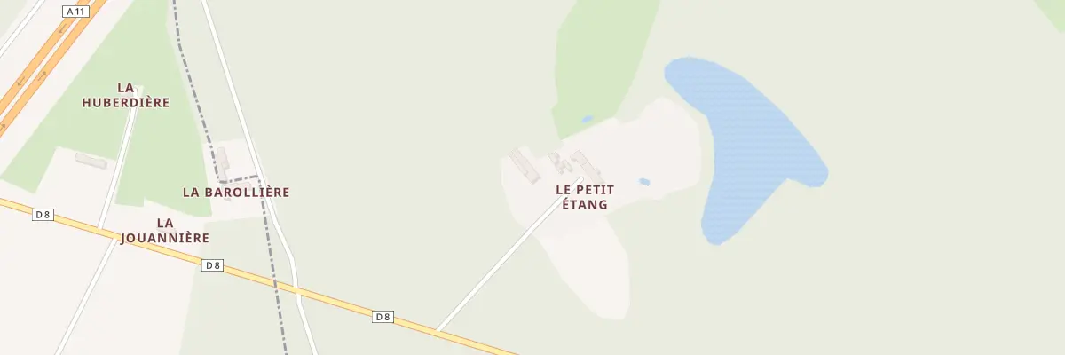 Plan du 5021B Le Petit Etang à Dureil