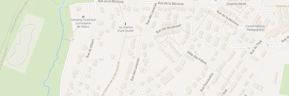 Plan du 7 Rue des Laveries à Melle