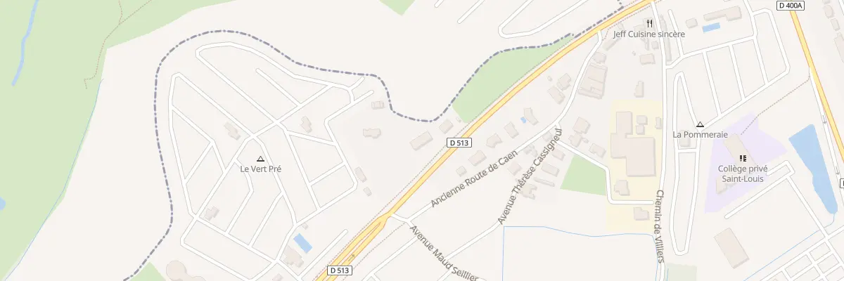 Plan du 92 Av Guillaume le Conquérant à Cabourg