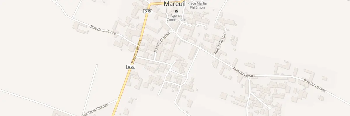Plan du 2 Imp des Rosiers à Mareuil