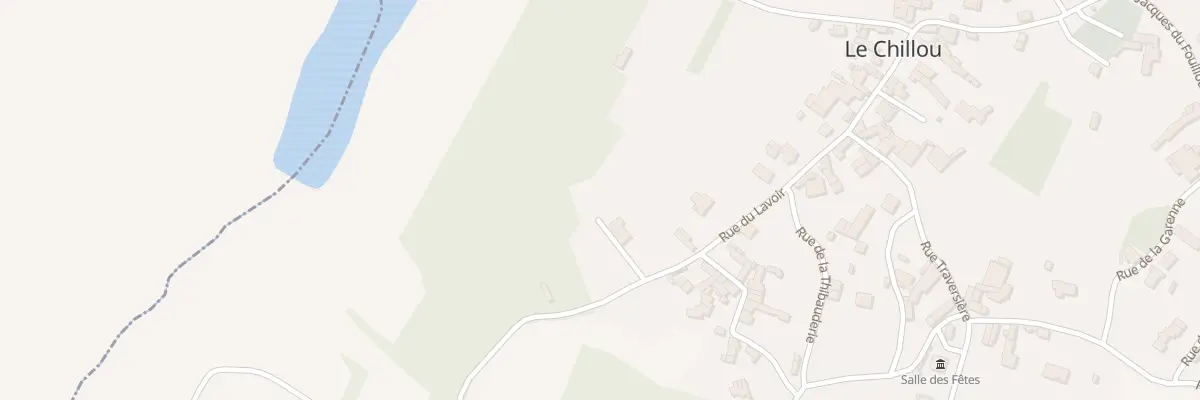 Plan du 8 Rue du Lavoir au Chillou