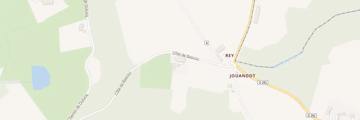 Plan du 141 Côte de Bascou à Aubous