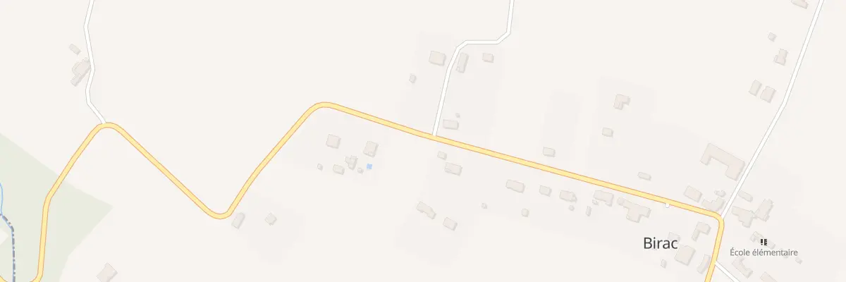 Plan du 361 Rte de Marenne à Birac