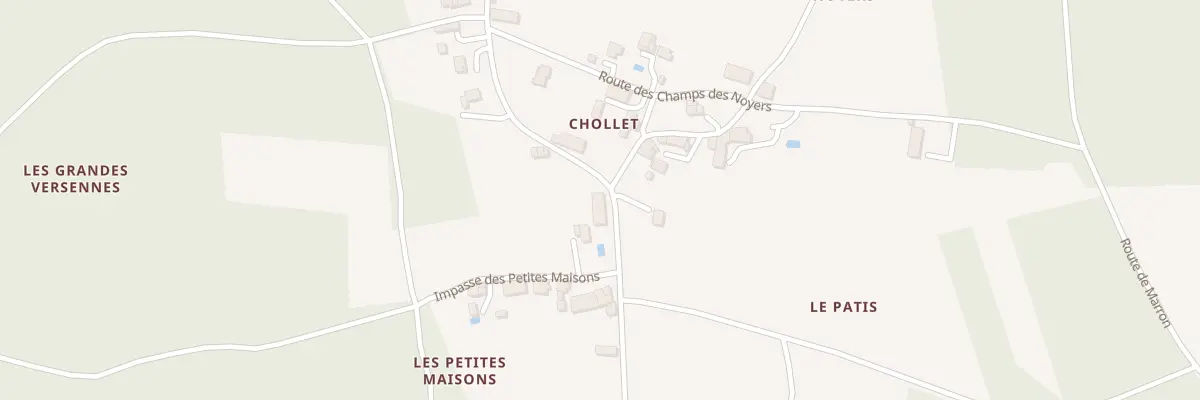 Plan du 22 Rte de Chollet à La Clotte