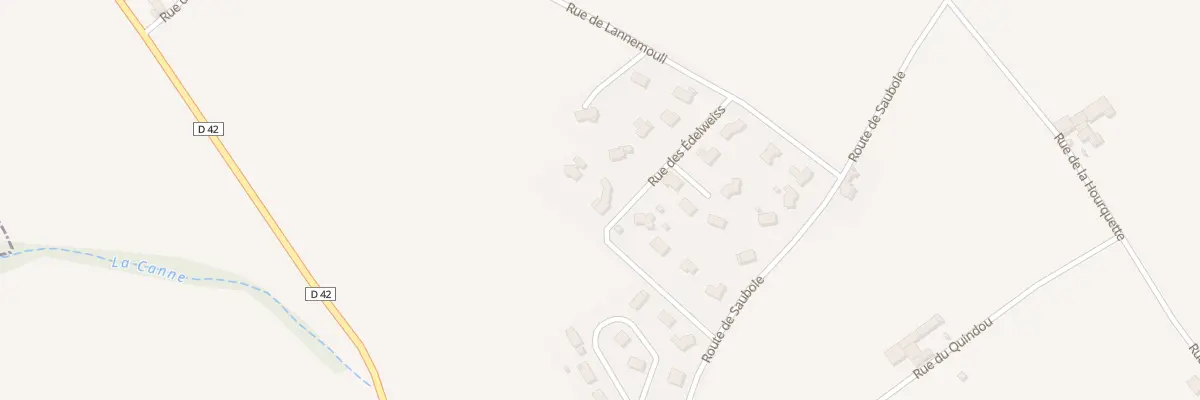 Plan du 3 Rue des Edelweiss à Eslourenties-Daban