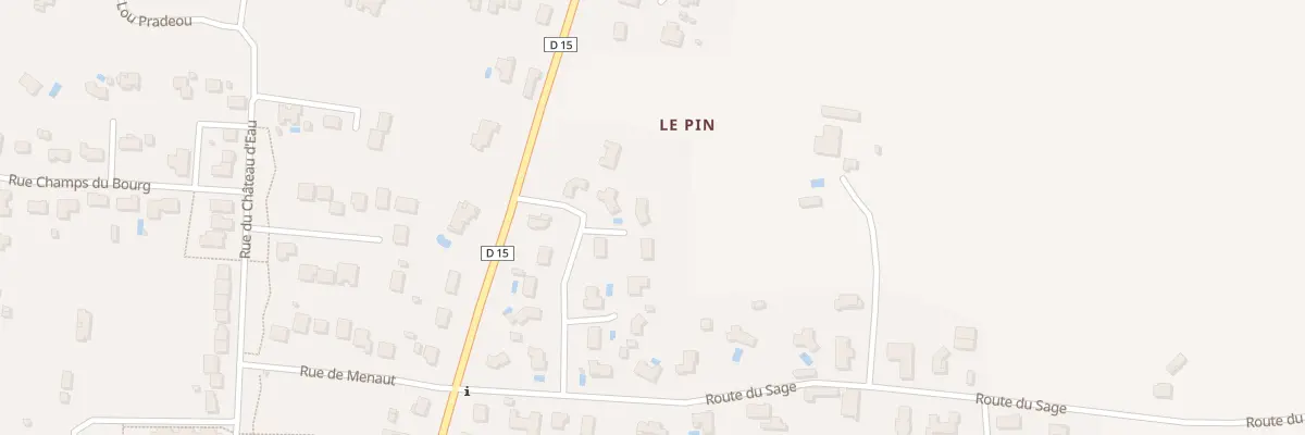 Plan du 13 Lot Le Hameau des Pins à Auros