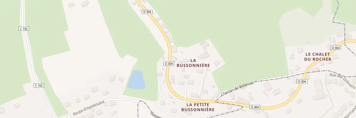 Plan du 13 La Bussonniere au Grez