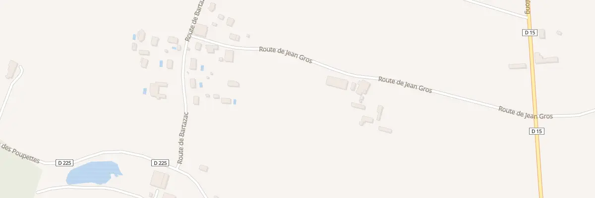 Plan du 96 Jean Gros à Bieujac