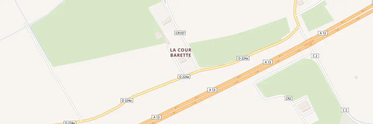 Plan du 5029 La Cour Barette à Basseneville