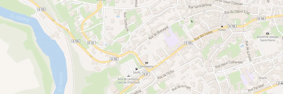 Plan du 2B Rue de Bretagne à Airvault